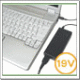 ノートパソコン､ＡＣアダプタ SHARP 19V 対応  PLS19M