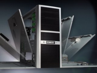 パソコン PCパーツ PCケース デュアルサイドオープン CB009SVNP CB009BKNP