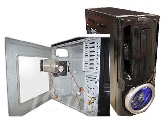パソコン PCケース CP-0408BS ミドルタワーケース