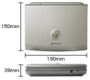 パソコン PCパーツ 7型ワイド液晶ポータブルDVDプレイヤー GH-PDV700A