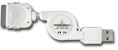 PCパーツ GREENHOUSE iPOD専用メジャーケーブル GH-USB-IPOD GH-FW-IPOD