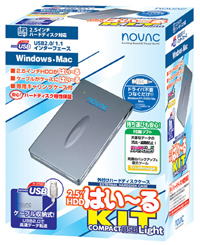 パソコン ＰＣパーツ USB HDD ケース NOVAC NV-HD161U