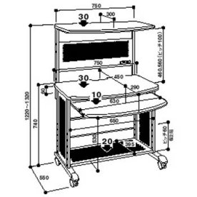 �p�\�R�� �o�b�p�[�c �� �p�\�R���f�X�N �V�O�}�`�o�n�V�X�e�� PKS-750BK